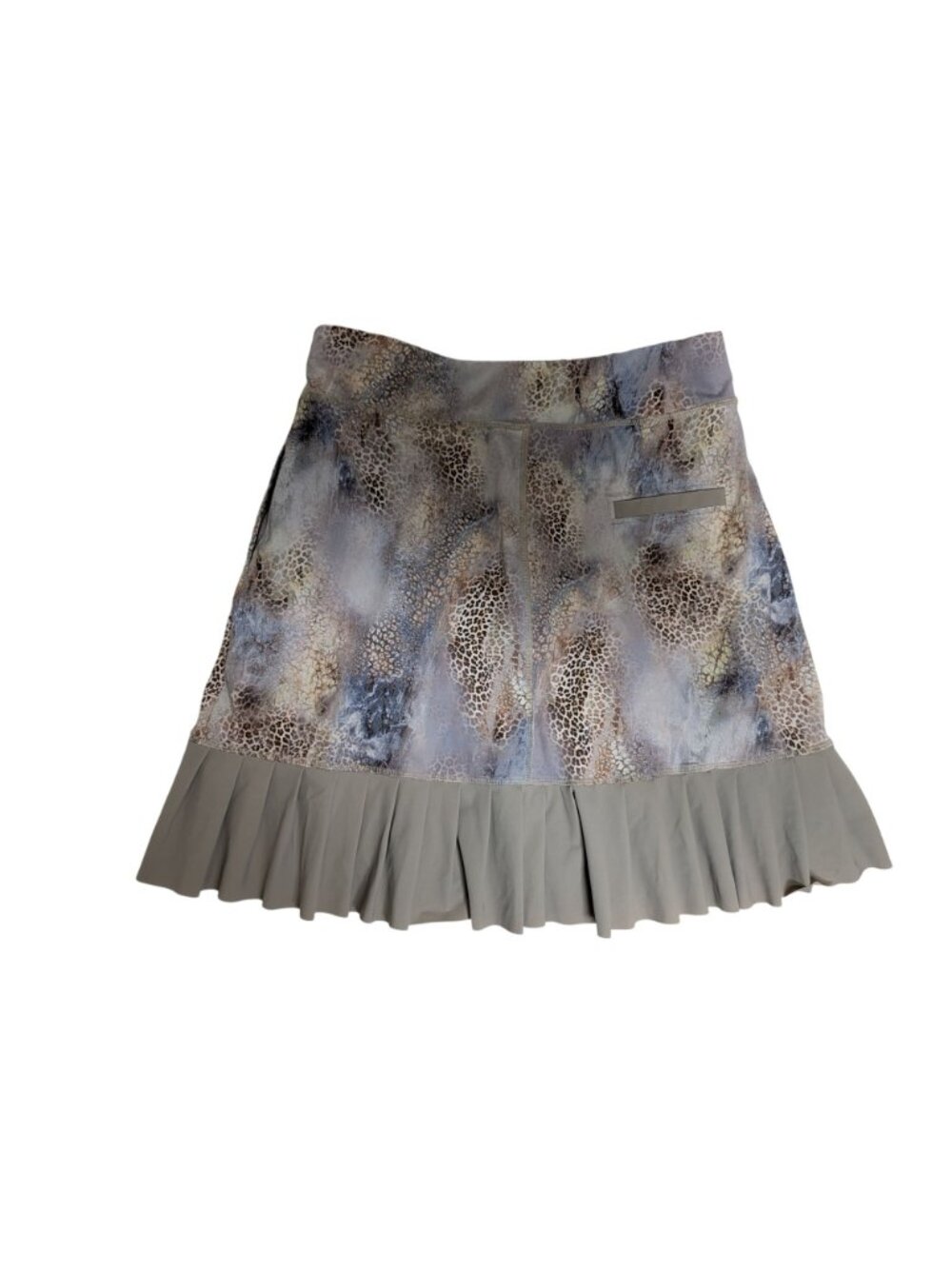 Sofibella Womens Tennis Skort Skirt S Gray Animal Print Pleated Hem Golf Pickle - Picture 2 of 12